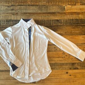 Ovation white show shirt